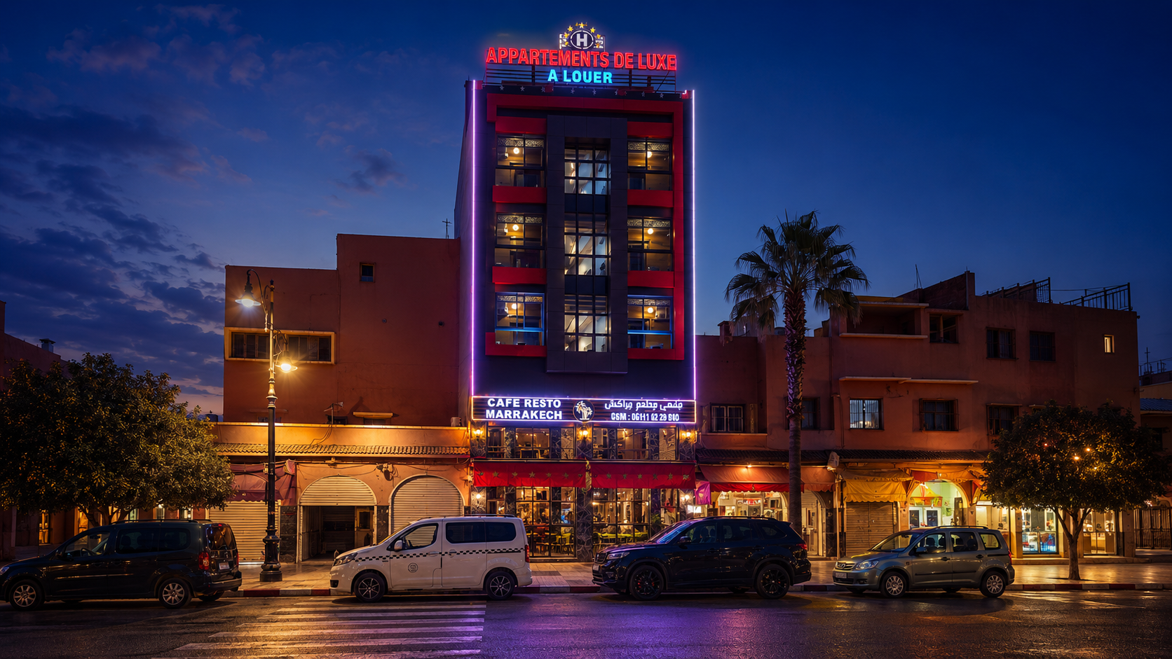 Marrakech Hotel & Cafe rooms available